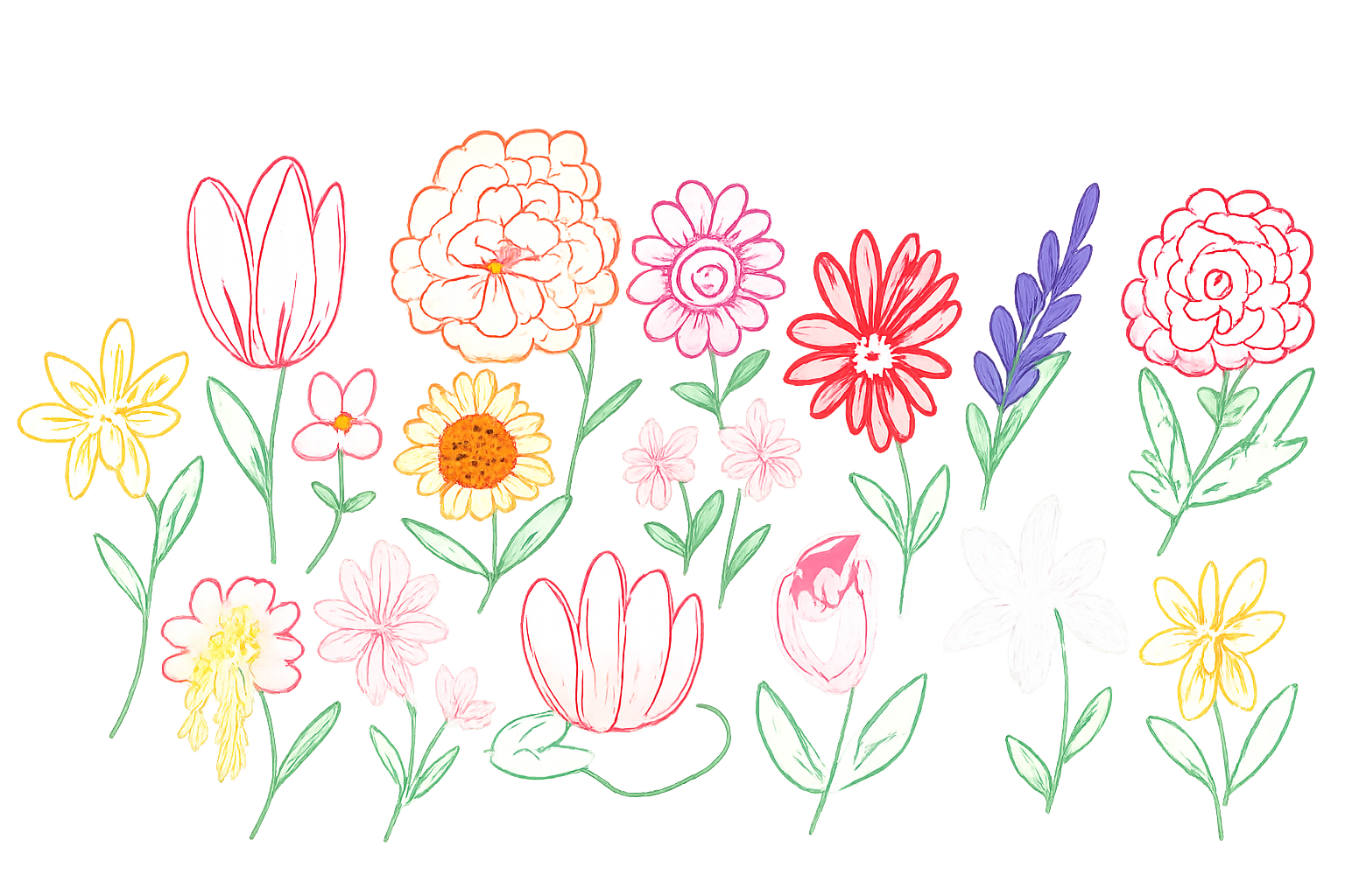 her garden